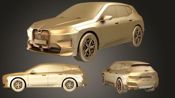 نموذج ثلاثي الأبعاد لآلة CNC السيارات والنقل سيارة BMW IX 3D
